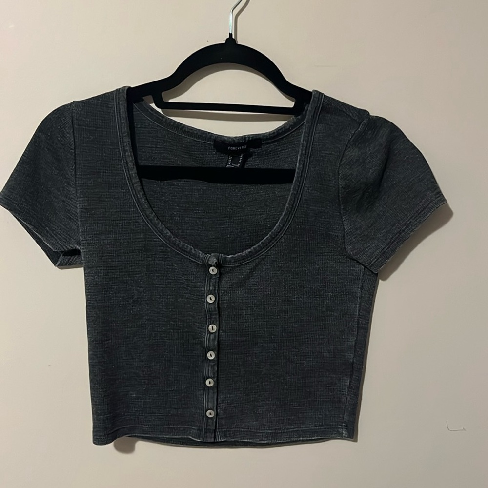 Black button down shirt!